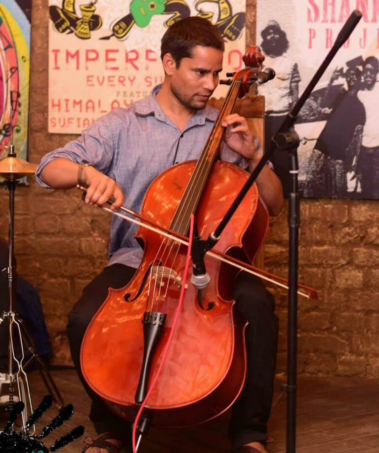 indian cello player dehradun india